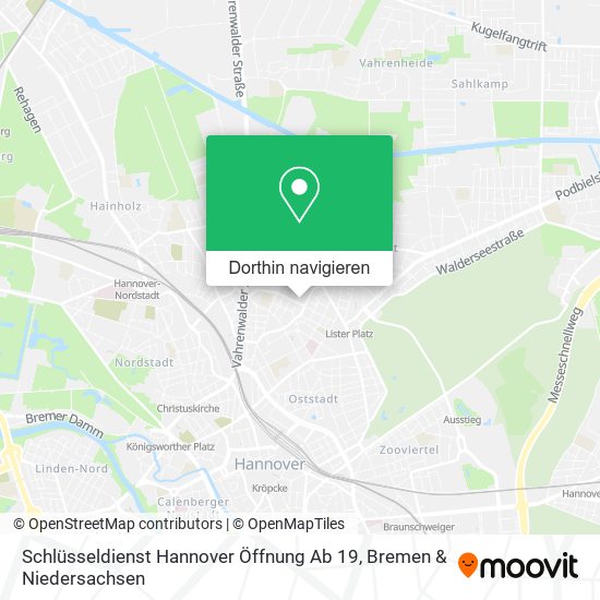 Schlüsseldienst Hannover Öffnung Ab 19 Karte