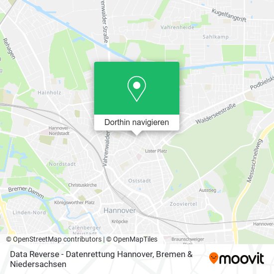 Data Reverse - Datenrettung Hannover Karte