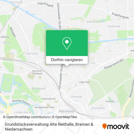 Grundstücksverwaltung Alte Reithalle Karte