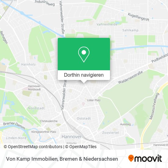 Von Kamp Immobilien Karte