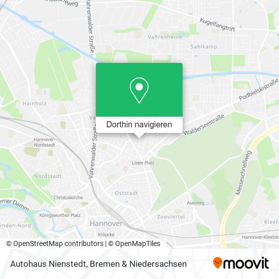 Autohaus Nienstedt Karte