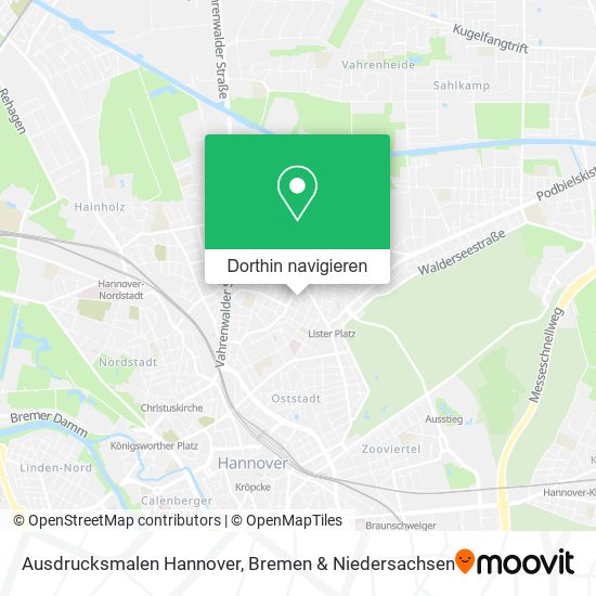 Ausdrucksmalen Hannover Karte