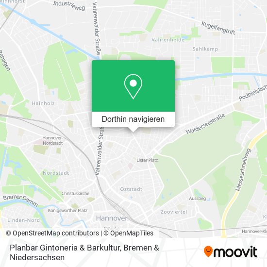 Planbar Gintoneria & Barkultur Karte