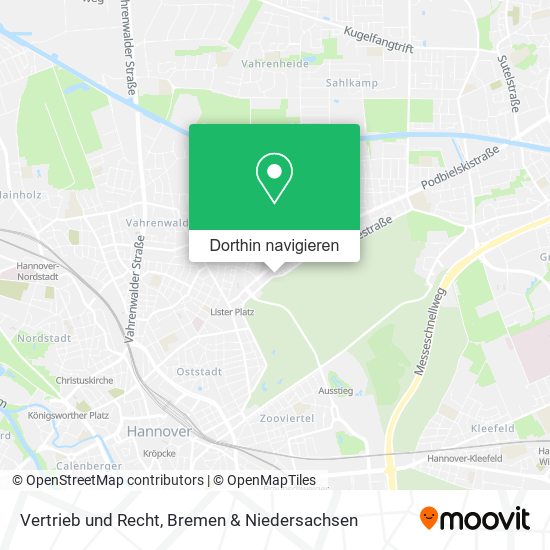 Vertrieb und Recht Karte