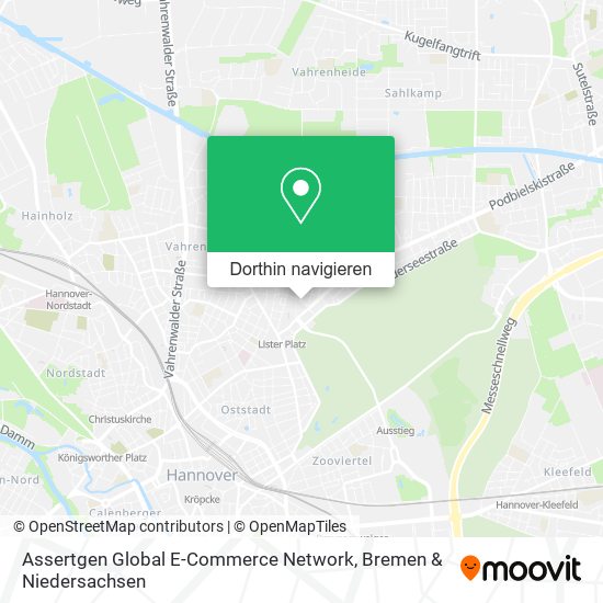 Assertgen Global E-Commerce Network Karte