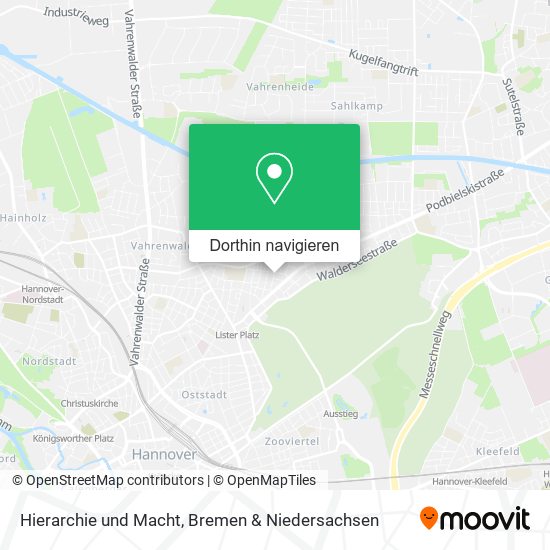 Hierarchie und Macht Karte