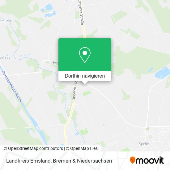 Landkreis Emsland Karte