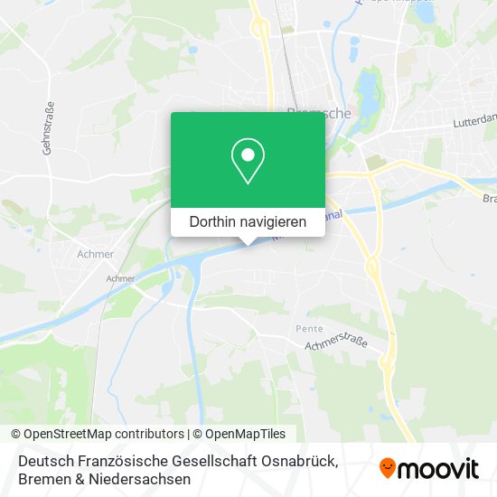 Deutsch Französische Gesellschaft Osnabrück Karte
