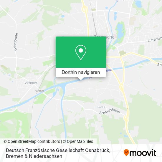 Deutsch Französische Gesellschaft Osnabrück Karte