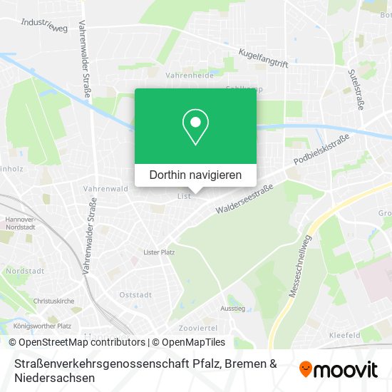 Straßenverkehrsgenossenschaft Pfalz Karte