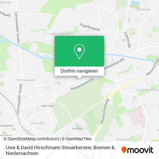 Uwe & David Hirschmann Steuerberater Karte