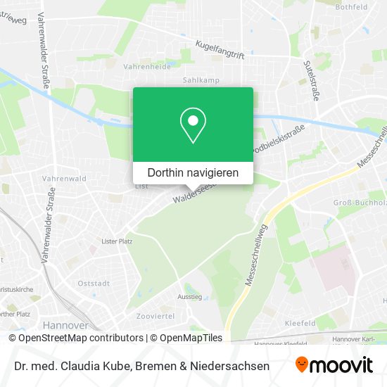 Dr. med. Claudia Kube Karte