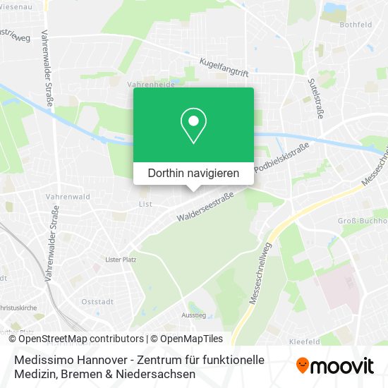 Medissimo Hannover - Zentrum für funktionelle Medizin Karte