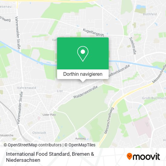 International Food Standard Karte