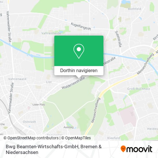 Bwg Beamten-Wirtschafts-GmbH Karte