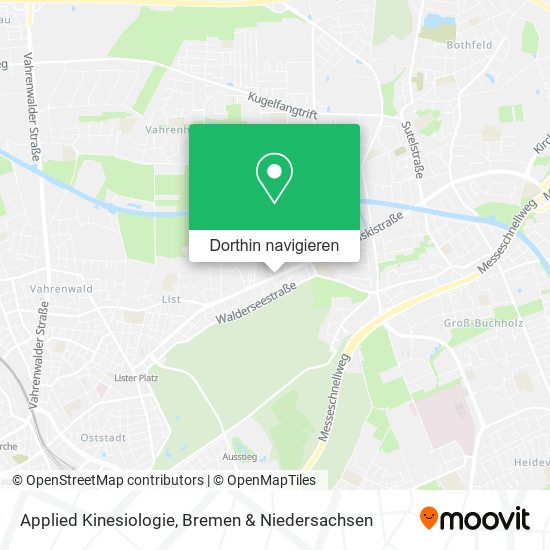 Applied Kinesiologie Karte