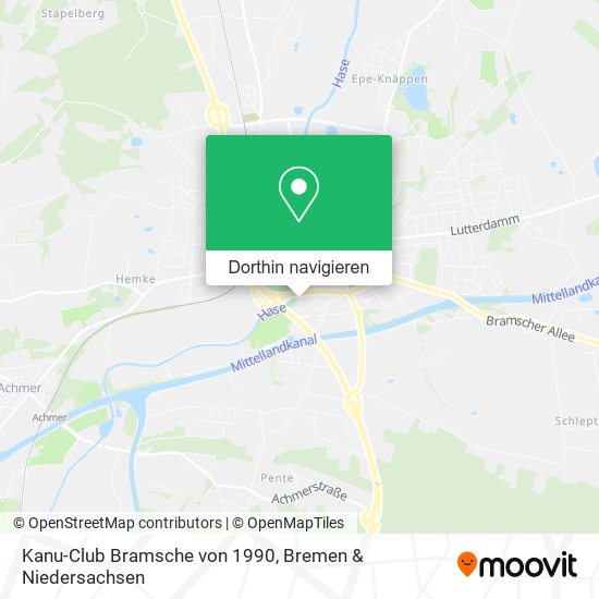Kanu-Club Bramsche von 1990 Karte