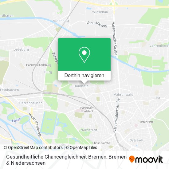 Gesundheitliche Chancengleichheit Bremen Karte