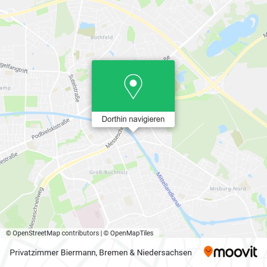 Privatzimmer Biermann Karte