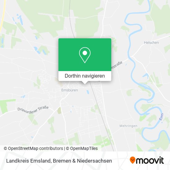 Landkreis Emsland Karte