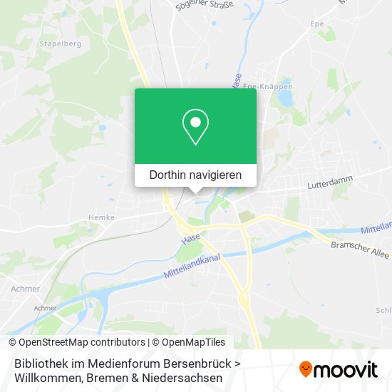 Bibliothek im Medienforum Bersenbrück > Willkommen Karte