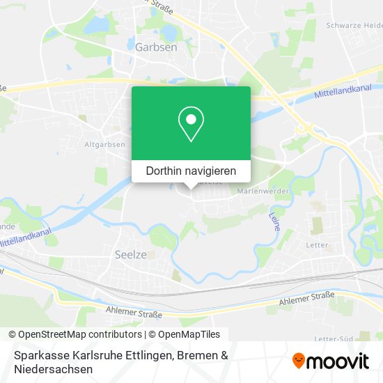 Sparkasse Karlsruhe Ettlingen Karte