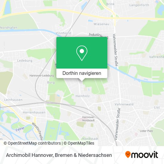 Archimobil Hannover Karte