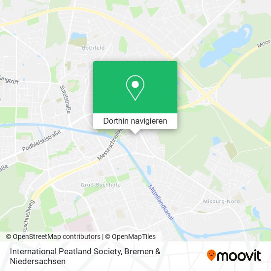 International Peatland Society Karte