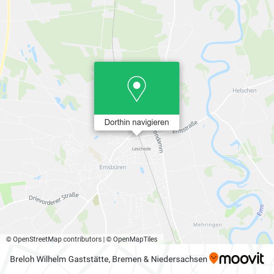 Breloh Wilhelm Gaststätte Karte