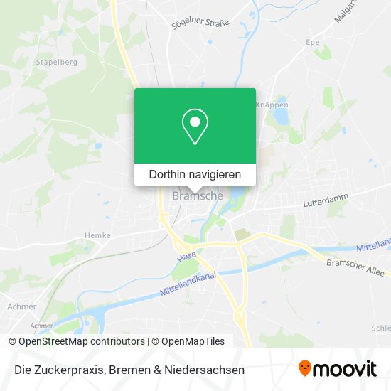 Die Zuckerpraxis Karte