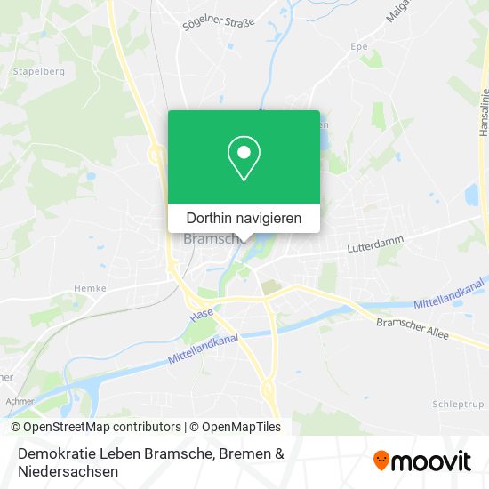 Demokratie Leben Bramsche Karte