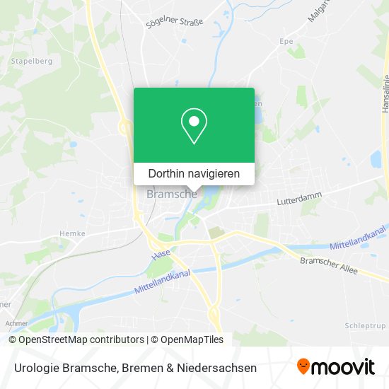 Urologie Bramsche Karte