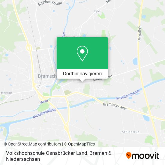 Volkshochschule Osnabrücker Land Karte