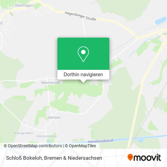 Schloß Bokeloh Karte