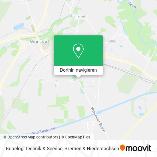 Bepelog Technik & Service Karte