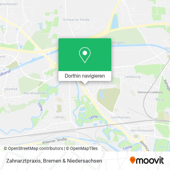Zahnarztpraxis Karte