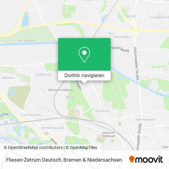 Fliesen-Zetrum Deutsch Karte