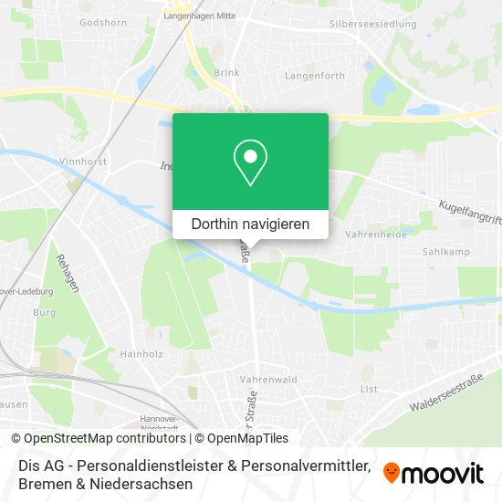 Dis AG - Personaldienstleister & Personalvermittler Karte