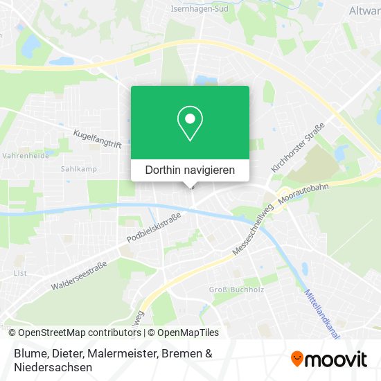 Blume, Dieter, Malermeister Karte
