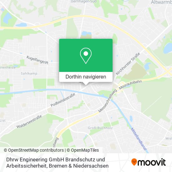 Dhrw Engineering GmbH Brandschutz und Arbeitssicherheit Karte