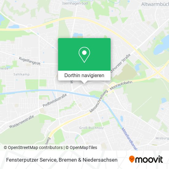 Fensterputzer Service Karte