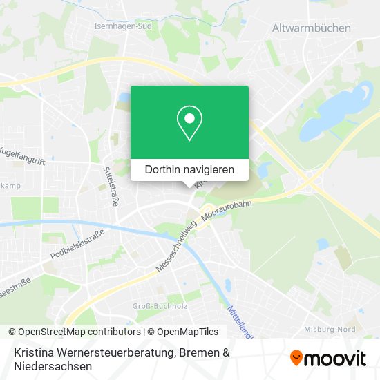 Kristina Wernersteuerberatung Karte
