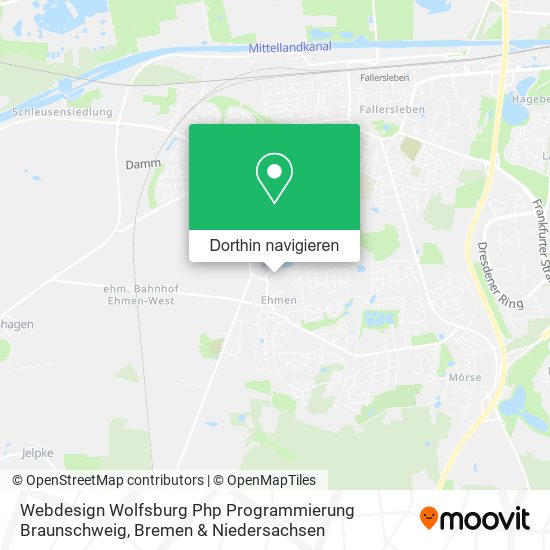 Webdesign Wolfsburg Php Programmierung Braunschweig Karte