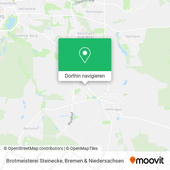 Brotmeisterei Steinecke Karte