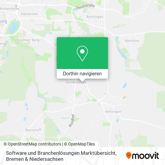 Software und Branchenlösungen Marktübersicht Karte