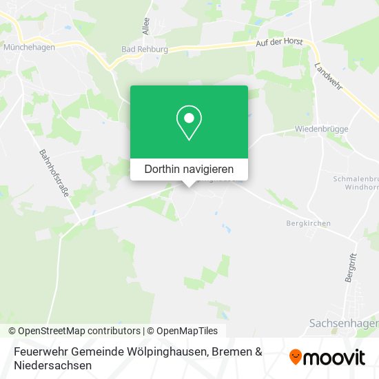 Feuerwehr Gemeinde Wölpinghausen Karte