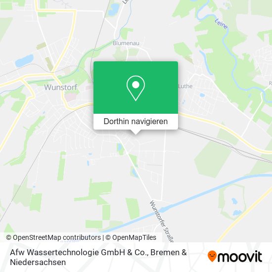 Afw Wassertechnologie GmbH & Co. Karte