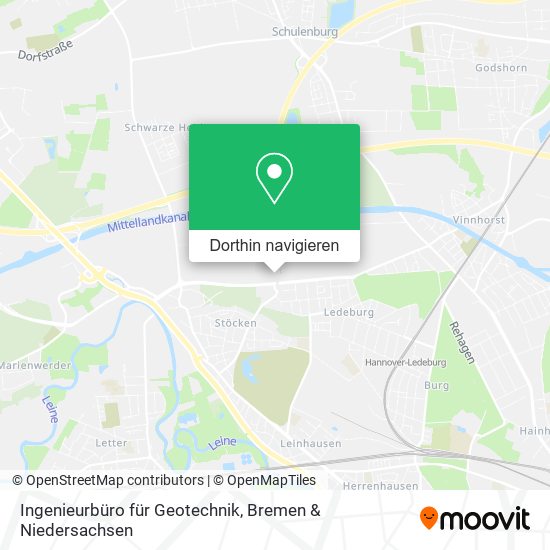 Ingenieurbüro für Geotechnik Karte