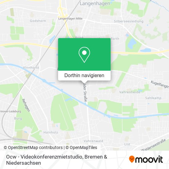 Ocw - Videokonferenzmietstudio Karte