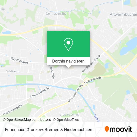 Ferienhaus Granzow Karte